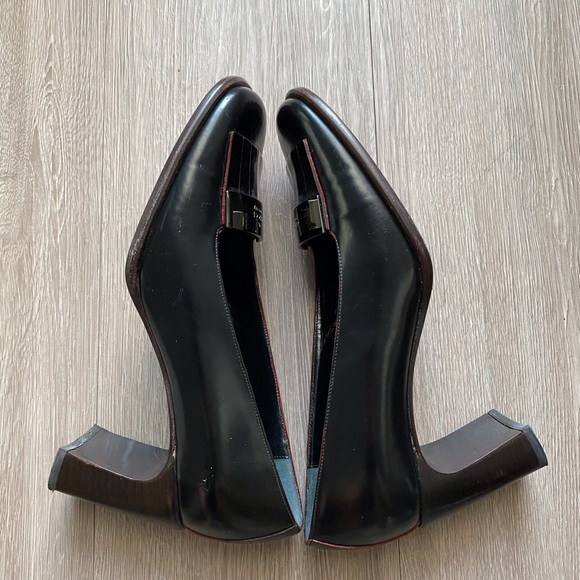 GUCCI black chunky heels - Picture 3 of 6